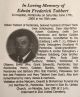 Tabbert, Edwin Frederick funeral card Tabbert, Edwin Frederick funeral card