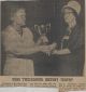 Tweedsmuir History Trophy won by NRDWI Tweedsmuir History Trophy won by NRDWI