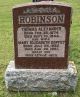 Gravestone-Robinson, Thomas alexander & Mary Elizabeth nee Coffey
Son Leslie