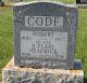 Gravestone-Code, Robert & Pearl nee Headrick Gravestone-Code, Robert & Pearl nee Headrick