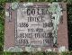Gravestone-Cole, Irvin & Agnes nee Dunlop Gravestone-Cole, Irvin & Agnes nee Dunlop