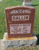 Gravestone-Dallin, Edward E. & Eleanor A. nee Hill Gravestone-Dallin, Edward E. & Eleanor A. nee Hill