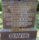 Gravestone-Davis, Joseph & Margaret nee Graham; 
Children: Delmore & Mildred Gravestone-Davis, Joseph & Margaret nee Graham; 
Children: Delmore & Mildred