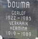 Gravestone-Douma, Gerlof & Hermina nee Verkaaik  Gravestone-Douma, Gerlof & Hermina nee Verkaaik