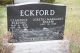 Gravestone-Eckford, Clarence  Gravestone-Eckford, Clarence