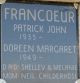 Gravestone-Francoeur, Patrick John