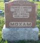 Gravestone-Moxam, Francis J & Annie McCall 