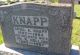 Gravestone-Knapp, Royal A. & Iva nee Rollins Gravestone-Knapp, Royal A. & Iva nee Rollins