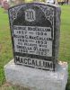 Gravestone-MacCallum, George;
Grandson Mervin G. & Ordella nee O'Leary Gravestone-MacCallum, George;
Grandson Mervin G. & Ordella nee O'Leary
