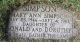 Gravestone-Simpson, Mary Ann Gravestone-Simpson, Mary Ann