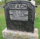 Gravestone-Beach, James A. & Emma nee Jackson;
son Elmer Gravestone-Beach, James A. & Emma nee Jackson;
son Elmer