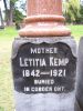 Gravestone-Houston, Joseph & Letitia - buried in Cobden however family stone in Bryson Cemetery also has his name engraved Gravestone-Houston, Joseph & Letitia - buried in Cobden however family stone in Bryson Cemetery also has his name engraved