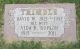 Gravestone-Trimble, David W. & Vida B. Dopson Gravestone-Trimble, David W. & Vida B. Dopson