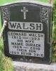 Gravestone-Walsh, Leonard & Mamie Durack; son Kevin