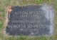 Gravestone-Wilson, Alton & Roberta nee Johnston Gravestone-Wilson, Alton & Roberta nee Johnston