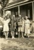 01617-Bennett, Walter & Elizabeth with their daughter 
Florence and Fred Groombridge's family
Walter 3rd from right; Elizabeth far right