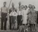 Beach Cousins:  Ft: Allan Stewart FRANCIS; Earl & Jim Towey; Verna & Beryl McNeil; Bk: likely parents; Cordelia Beach bk right
