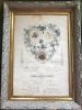 Framed Matrimonial Certificate - Edwin Burrows Ross & Annie Robinson Framed Matrimonial Certificate - Edwin Burrows Ross & Annie Robinson